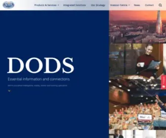 Dodsgroup.com(Dods Group plc) Screenshot