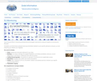 Dodsmonitoring.eu(EU Monitoring) Screenshot