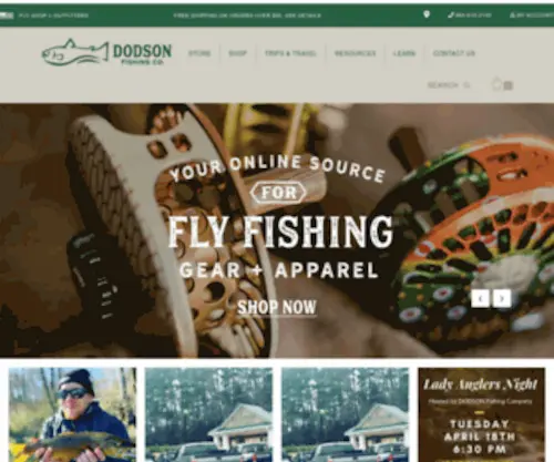 Dodsonfishing.com(Flyfishing in Travelers Rest) Screenshot