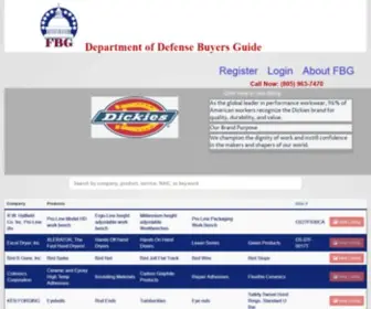 Dodworld.com(Department of Defense Business Connection and Buyers Guide 2013) Screenshot