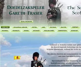 Doedelzakspeler.nl(Doedelzakspeler inhuren) Screenshot