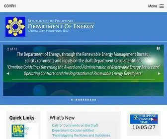 Doe.gov.ph(Department of Energy Philippines) Screenshot