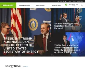 Doe.gov(Department of Energy) Screenshot