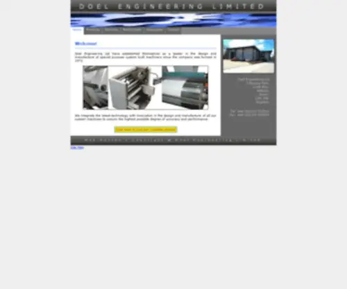 Doelengineering.com(Doel Engineering Ltd) Screenshot