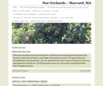 Doeorchards.com(Doe Orchards) Screenshot