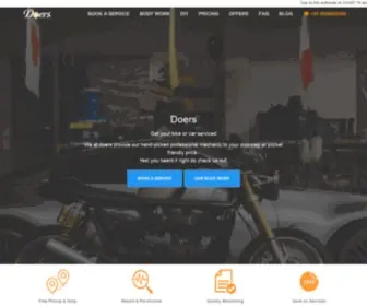 Doers.co.in(Doorstep Bike and Car Repair Service with Local Mechanic in Bangalore) Screenshot