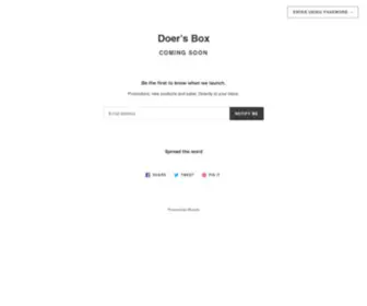 Doersbox.com(Doer's Box) Screenshot