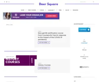 Doersquare.com(Get Skilled) Screenshot