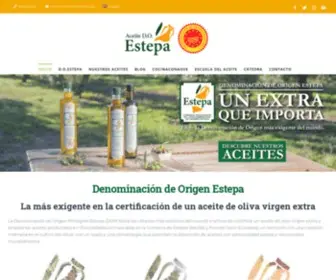 Doestepa.es(Denominación de Origen Protegida Estepa) Screenshot