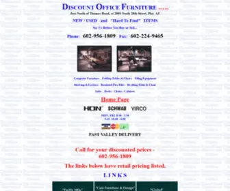 Dofaz.com(Discount Office Furniture of Arizona) Screenshot