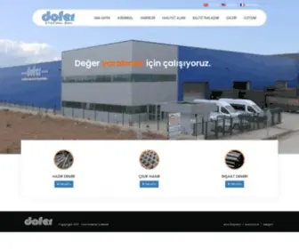 Dofer.com.tr(Dofer A.Ş) Screenshot