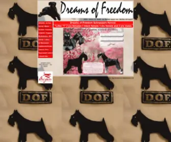 Dof.hu(Dreams of Freedom Schnauzer Kennel) Screenshot