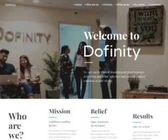 Dofinity.com(Digital Solutions) Screenshot