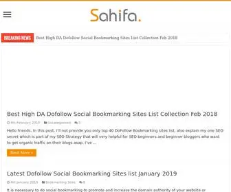 Dofollowbookmarkingsites.com(Top High DA New Dofollow Social Bookmarking Sites List 2019) Screenshot