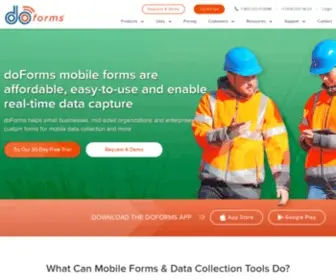 Doforms.com(Mobile forms software and mobile data collection) Screenshot