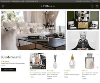 Doftbox.se(E-handel med allt inom doft för ditt hem och företag. Handla Aroma Diffuser) Screenshot