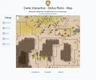 Dofus-Retro.co(Carte Interactive) Screenshot