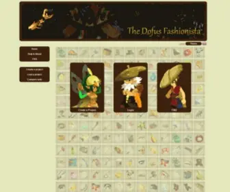 Dofusfashionista.com(The Dofus Fashionista) Screenshot