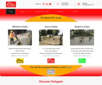 Dofygate.co.uk(Electric Gates) Screenshot