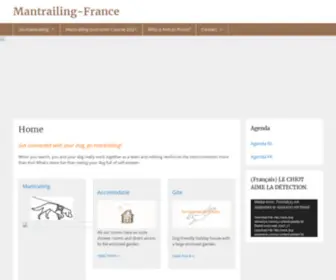 Dog-Adventure.com(Mantrailing in France) Screenshot