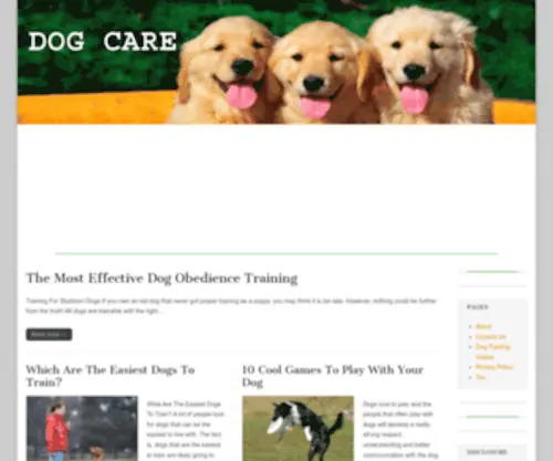 Dog-Care.net(Dog Care) Screenshot