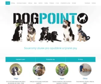 Dog-Point.cz(Dogpoint Dogpoint o.p.s. – útulek pro psy) Screenshot