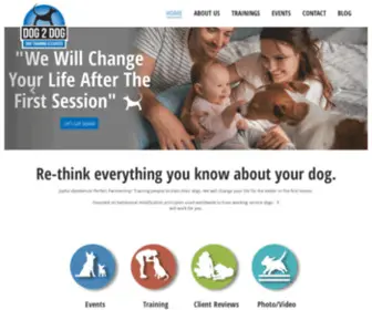 Dog2Dogtraining.com(Home 2) Screenshot