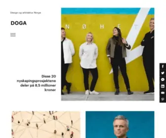 Doga.no(Design og arkitektur Norge) Screenshot