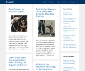 Dogable.net(Dog Information & Supplies) Screenshot