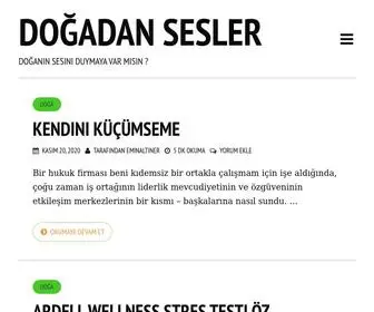 Dogadansesler.com(Doğadan Sesler) Screenshot