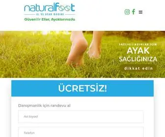 Dogalayaklar.com(Natural Foot) Screenshot