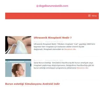 Dogalburunestetik.com(Burun Esteti) Screenshot