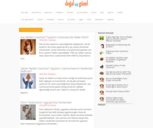 Dogalveguzel.com(DoğalveGuzel.com) Screenshot