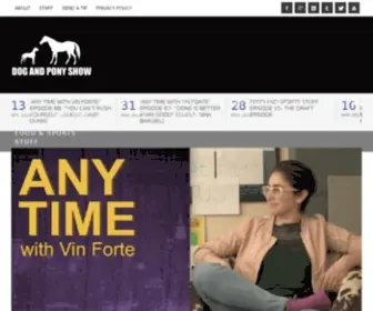 Dogandponyshowwebsite.com(Dog and Pony Show) Screenshot