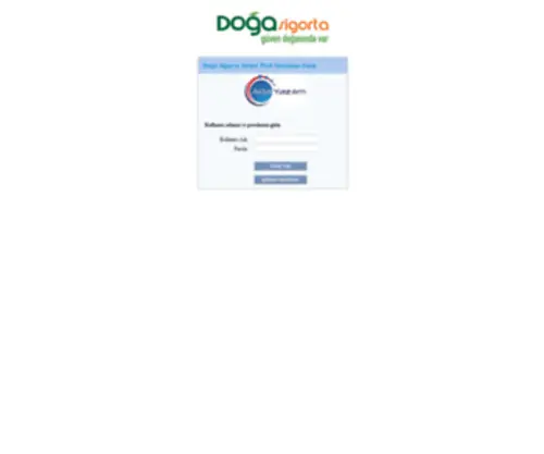 Dogasigortaportal.com(Doğa) Screenshot
