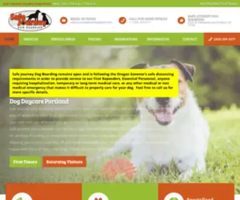 Dogboardingportland.com(Safe Journey Dog Boarding) Screenshot