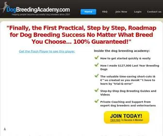 Dogbreedingacademy.com(Dog Breeding Academy) Screenshot