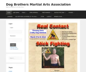 Dogbrothers.com(Walk As A Warrior For All Your Days) Screenshot