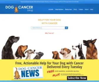 Dogcancerblog.com(Dog Cancer Blog) Screenshot