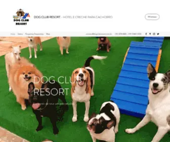 Dogclubresort.com.br(Início) Screenshot