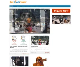 Dogcoachfrancis.com(Dog Coach Francis) Screenshot