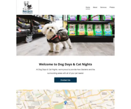 Dogdayscatnights.com(Dog Days & Cat Nights) Screenshot