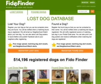 Dogdetective.com(Lost Dogs) Screenshot