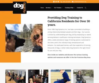 Dogdynamics.org(Providing Dog Training to California Residents for Over 30 years) Screenshot