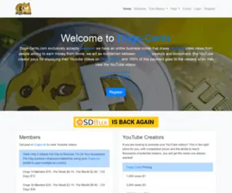 Doge-Cents.com(Dogecoin) Screenshot