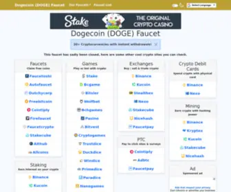 Doge-Faucet.com Screenshot