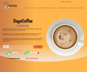 Dogecoffee.io(DogeCoffee Token) Screenshot