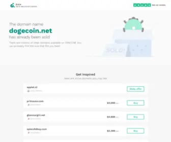 Dogecoin.net(Buy and Sell Domain Names) Screenshot