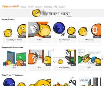 Dogecoinball.com(DOGECOINBALL) Screenshot