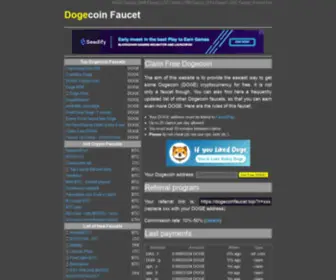 Dogecoinfaucet.top(Dogecoinfaucet) Screenshot